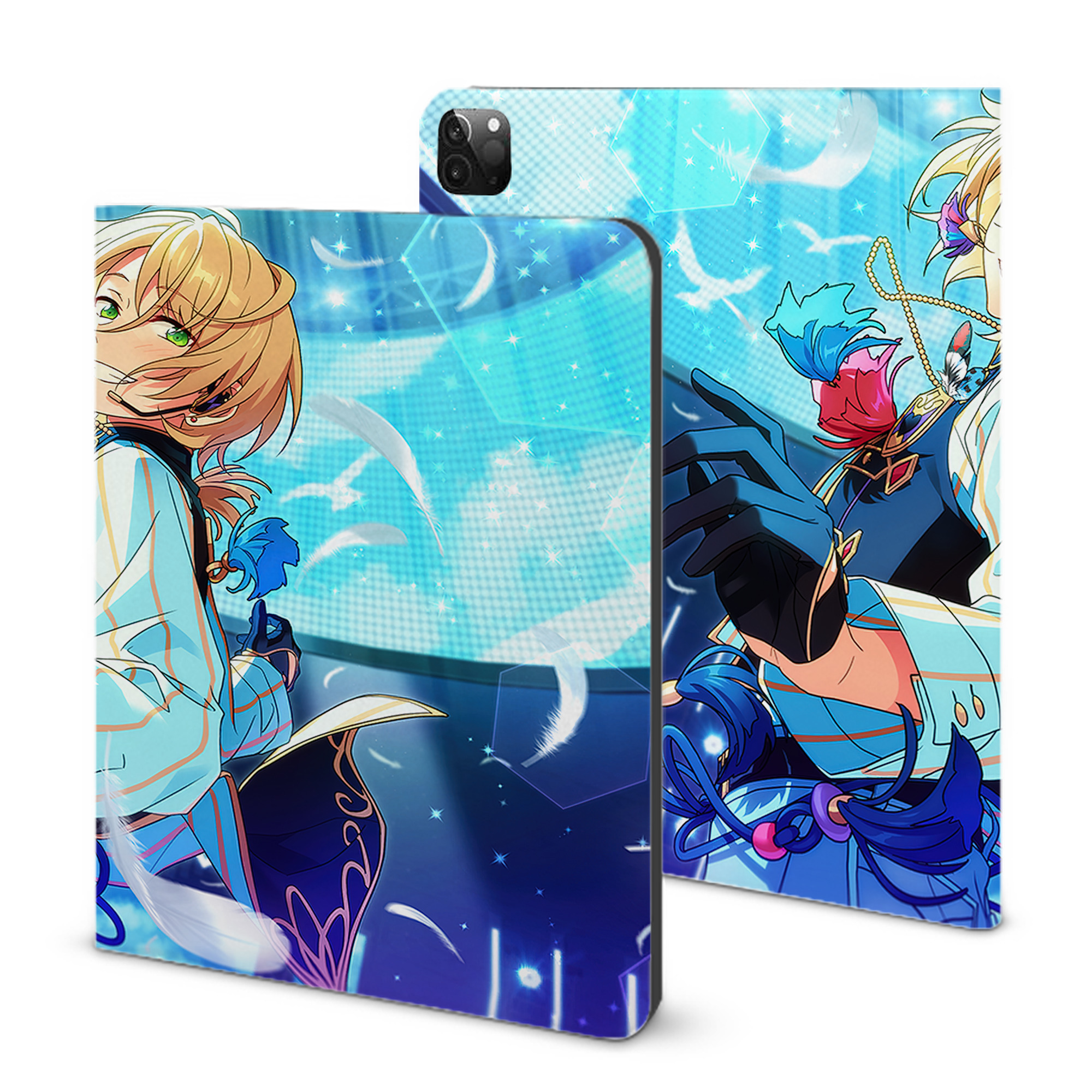 （画像用） あんさんぶるスターズ! Ensemble Stars IPadケース ペンホルダー付き ブックスタイルデザイン